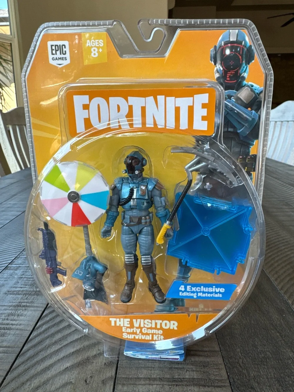Fortnite Early Game Survival Kit - The Visitor Action Figure Playset (NIB)